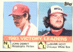 1984 Topps      135     John Denny#{LaMarr Hoyt LL